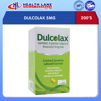 DULCOLAX 5MG (200'S)